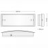 Διαστάσεις Φωτισμός Ασφαλείας Slim LED GR-8-leds