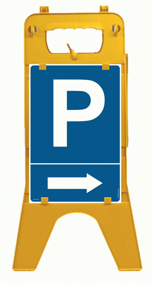 Πινακίδα Λάμδα Parking αριστερά