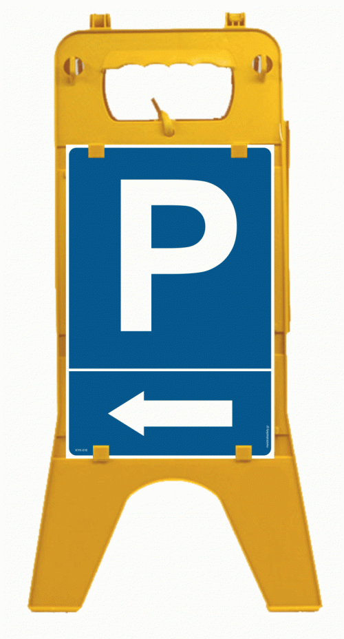Πινακίδα Λάμδα Parking δεξιά
