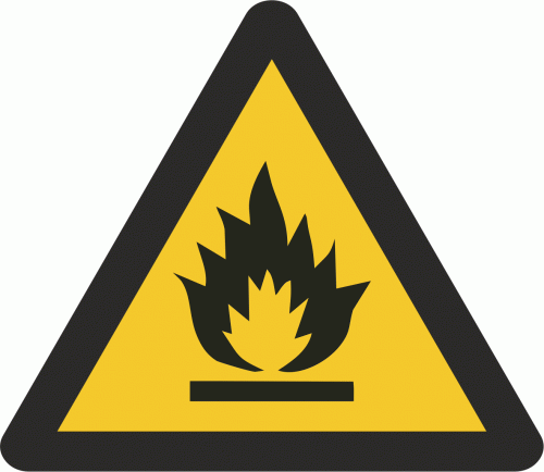 Εύφλεκτες Ύλες - Danger Highly Flammable